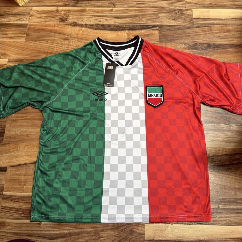 Mexico National Team Umbro Vintage Retro Style Soccer Jersey Men’s Size XL NWT